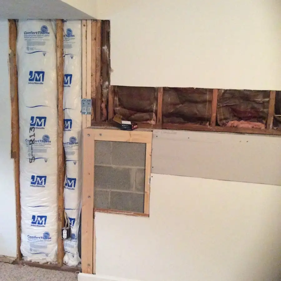 Wall insulation replacement during Contents Cleaning & Restoration in Bridgeton